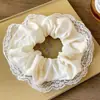 Lazo para coleta dulce y versátil para mujer, Cuerda para el pelo simple y elegante, Scrunchie de gran tamaño para verano, Accesorio para el pelo fresco y simple