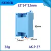 Okom 82*54*32 Tipo Trilho Guia Caixa para Instrumentos Caixa de Controle Plástico ABS Caixa de Controle Industrial Plc P-57