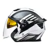 Anuncio Casco de Motocicleta Eléctrica Certificado 3C para Hombres y Mujeres Casco Medio de Seguridad Transpirable para Motociclismo en Todas las Estaciones