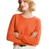 Nuevo Suéter de Punto de Cuello Redondo Otoño e Invierno para Mujer, Suéter Versátil y de Moda para Usar como Capa Base, Suéter Transfronterizo, Venta al por Mayor de una Pieza
