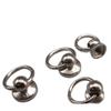 Al por mayor aleación de zinc pacificador de equipaje clavo DIY hecho a mano cabeza de monje con tornillo accesorios para funda de teléfono móvil clavo de pezón en stock