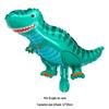 [Hengyue] Balão decorativo de filme de alumínio com tema de festa de dinossauro Tiranossauro Raptor Dragão de pescoço longo Balão de filme de alumínio