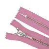 Fornecimento Direto da Fábrica Original Zíper YKK Nº 8 Cobre Branco Níquel Claro Fechado para Roupas e Bolsas. Especificações Podem Ser Consultadas