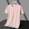 Camiseta deportiva de secado rápido para mujer, delgada, holgada, transpirable, de manga corta, top casual para verano 8060