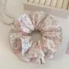 Nuevo Diseño Coreano de Nicho Hecho a Mano Encaje Plisado Encaje Banda para el Cabello Doble Capa Intestino Grande para el Cabello Accesorios para el Cabello