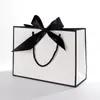 Bolsa de Mano Lazo Bolsa de Papel Impresión Bolsa para Prenda Bolsa de Regalo Bolsa de Compras Bolsa de Embalaje Bolsa Cosmética Color Comercio Exterior