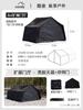 Tienda Inflable Junxin Coody8 m2 Color Verde Militar para Camping, Una Recámara y Una Sala de Estar, Toldo de Vinilo Impermeable de Algodón, Estable para Acampar