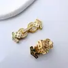Conector de collar y pulsera de cobre chapado en oro con cierre de circonita, cierre final de cuentas hecho a mano, materiales para accesorios de joyería DIY