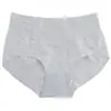 Nuevas bragas de algodón triangular de color liso sin costuras de grafeno en talla grande para niñas, ropa interior femenina sin costuras de seda helada de cintura alta