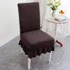 Funda de silla universal para cuatro estaciones para uso en el hogar, respaldo antideslizante todo en uno, funda de silla de comedor integrada, elástica y engrosada