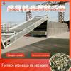 Secador de correia de malha Motherwort partículas de biomassa equipamento de secagem de erva-mãe Linha de secagem da seção de fitoterapia chinesa