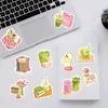 50 Adesivos de Graffiti de Matcha Desenho Animado para Copos de Água e Malas, Adesivos Decorativos à Prova d'Água, Adesivos Criativos de Matcha