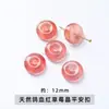 Colgante de paz de piedra natural, finamente tallado, regalo para el Festival Qixi, colgante de paz de ágata de cristal, accesorios para joyería DIY