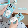 Funda de Silicona Bubu Linda para iPhone 13/14/15, Compatible con iPhone 13/14 Pro Max, 16/17
