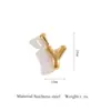 Accesorios de Colgante de Letra Inglesa Joyería Exquisita de Acero Inoxidable Accesorios para Collares Joyería Hecha a Mano para Bricolaje Versátil para Mujeres