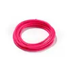 Cordón de cera coreano de 3.0 mm, cuerda de cera de poliéster con patrón de serpiente multicolor, material de tejido hecho a mano para pulseras y collares, resistente al desgaste