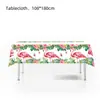 Nueva Decoración de Fiesta Estilo Hawaiano Flamenco Hoja de Palma Vajilla Platos de Papel Vasos de Papel Servilletas de Papel Cubiertos de Amazon