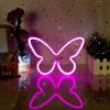 LED nova forma animal neon borboleta Amazon novo quarto decoração decoração luz noturna