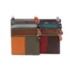 Bolso de Hombro Creativo de Cuero Genuino con Retazos, Bolso de Piel de Vaca de Primera Capa, Bolso Cruzado para Mujer, Bolso Mini para Teléfono Móvil, Bolso de Moda y Versátil