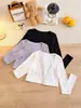 Novo Estilo de Outono Top Redutor de Idade Gola V Manga Curta Cor Lisa Cardigã Jaqueta + Patchwork de Renda Camisola Pequena Conjunto de Duas Peças Doce e Picante