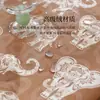 Almohada Decorativa de Lujo Ligero Americano Color Té con Leche Jacquard de Terciopelo de Alta Calidad Cubierta para Cojín de Respaldo de Sofá, Sala de Estar, Mesita de Noche Estilo Moderno de Mediados de Siglo
