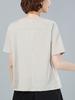 Camiseta Feminina Manga Curta 2024 Nova Solta Estilo Coreano Ins Tendência Gola Redonda Casual Cor Sólida Roupa Versátil Top Camisa Pequena