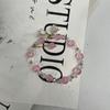 Pulseira Elegante de Luxo Leve Colorida Pedra Natural Chinesa Étnica Lótus Ruyi Estilo Nacional Pulseira Melhor Amigo Joia