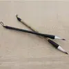 Pinceles de Caligrafía al por Mayor de Cerdas Negras y Mixtas, Pinceles para Principiantes para Clases de Entrenamiento de Caligrafía, Grulla Blanca con Punta Morada Caligrafía para Principiantes