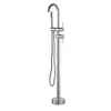 Grifo de bañera de suelo columna de cobre grifo de bañera control automático de agua fría y caliente para el hogar hotel venta al por mayor de fábrica grifo