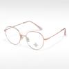 F99072 armazón de metal al por mayor armazón de gafas de moda retro artístico degradado oro seda se puede equipar con gafas para miopía