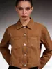 Chaqueta de Mezclilla Moderna de Corte Holgado para Mujer, Fuente Transfronteriza Europea y Americana