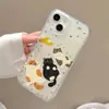 Gato tumbado y jugando, adecuado para funda de teléfono Apple 17, iPhone 16 Pro Max, nuevo 15, nicho 14, simple 13
