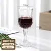 Copa de Vino Tinto de Cristal, Copa de Vino para Uso Doméstico, Copa de Pie Alto, Juego de Copas de Vino, Estilo Sencillo, Minimalista Moderno