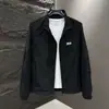 2026 Moda Casual Roupa de Trabalho Estilo para Ir e Vir Versátil Primavera/Outono Juventude Novo Estilo Padrão Bordado Gola Alta Manga Longa Jaqueta