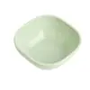 Cuenco casero de paja de trigo para salsas, cuenco y brocheta para restaurante de hot pot, condimento para pollo, cuenco pequeño cuadrado de plástico, al por mayor
