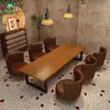 Tienda de Postres Estilo Vintage, Mesas y Sillas para Tienda de Té de Leche, Tienda de Panadería, Barra Estilo Americano, Sofá, Cafetería, Juego de Mesa y Sillas para Ocio