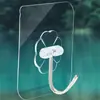 Gancho Transparente del Fabricante, Pegamento Mágico Sin Rastro, Sin Clavos Baño Cocina Fuerte Estable Gancho Pegajoso de Venta Caliente Almacenamiento