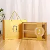 Caja de Empaque de Hongo Rojo, Caja de Regalo de Hongo Morilla, Caja Exterior de Papel de Lote Pequeño, Caja de Regalo de Gelatina de Pez Dorado, Caja Vacía