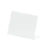 Suporte de Exibição Quadrado Branco de Acrílico Transfronteiriço Caixa de Exibição de Miniaturas Acessórios para Display de Sobremesas e Bolos Caixa de Cinco Lados