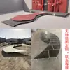 Plataforma S Plegable Circular Móvil de Ensamble Rápido con Altura Ajustable para Bodas, Hoteles, Escuelas, Espectáculos Interiores y Exteriores