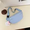 Bolsa de peito minimalista estilo coreano para mulheres, nova coleção outono 2026, luxo leve com toque de alta qualidade, bolsa de ombro, bolsa crossbody e bolsa de cintura