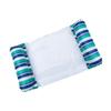 Fábrica de Exportação Yiwu Cadeira de Lounge Flutuante Rede Hammock Clipe de PVC Malha Cama Flutuante Inflável Cadeira de Lounge Inflável para Água Atacado