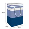 Cesto Grande para Ropa Sucia Rayado Plegable Bolsa de Almacenamiento Cesto para la Ropa Sucia Cesto de Almacenamiento para Ropa Cesto de Almacenamiento para Juguetes