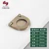 Puxador de Gaveta Invisível Estilo Europeu, Puxador de Porta de Armário Moderno Minimalista, Puxador Plano Montado na Superfície para Sapateira e Porta de Guarda-Roupa, Puxador Pequeno de Furo Único