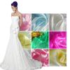 Tecido de Organza, Fio Coreano, Criptografado, Macio, Brilhante, Roupa para Performance de Dança Latina, Vestido de Noiva, Artesanato para Brinquedos