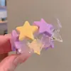 Ferramenta Fofa para Prender Coque Infantil, Grampo Estilo Doce, Presilha para Rabo de Cavalo com Elementos Arco-Íris
