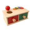 Materiales didácticos Montessori educación temprana juguetes educativos para bebés y niños pequeños caja de monedas con forma de emparejamiento educativo 0-2-3 años