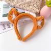 Haiyue Jewelry - Diadema de verano con diseño de celebridad de Internet, con aro para el pelo, para mujer, con lavado facial, hebilla para cabeza de animal pequeño, banda para el pelo de borde ancho, lazo para el pelo de oso