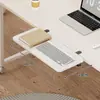 Tablero de Extensión para Escritorio Oficina Escritorio Perforación-Gratis Ampliación Extensión Artefacto Escritorio de Computadora Plegable Bandeja para Teclado