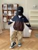 Chaqueta Casual de Bloques de Color para Niños Estilo Coreano Ropa Infantil Cárdigan 2026 Otoño Ropa Exterior de Moda para Niños